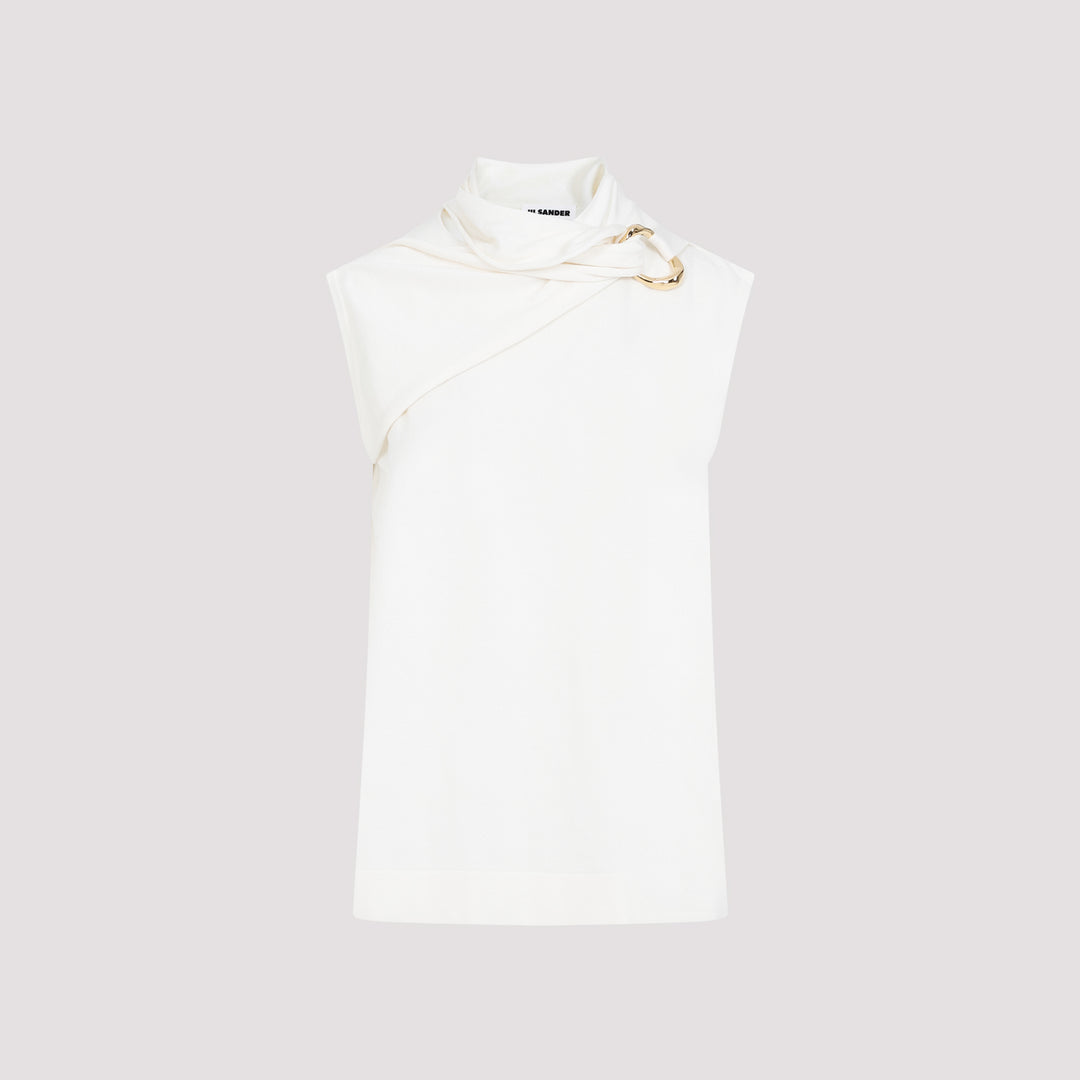 Jil Sander Top - Bianco | e7142283b666dc25c9b01ed77350f8397c6f8803