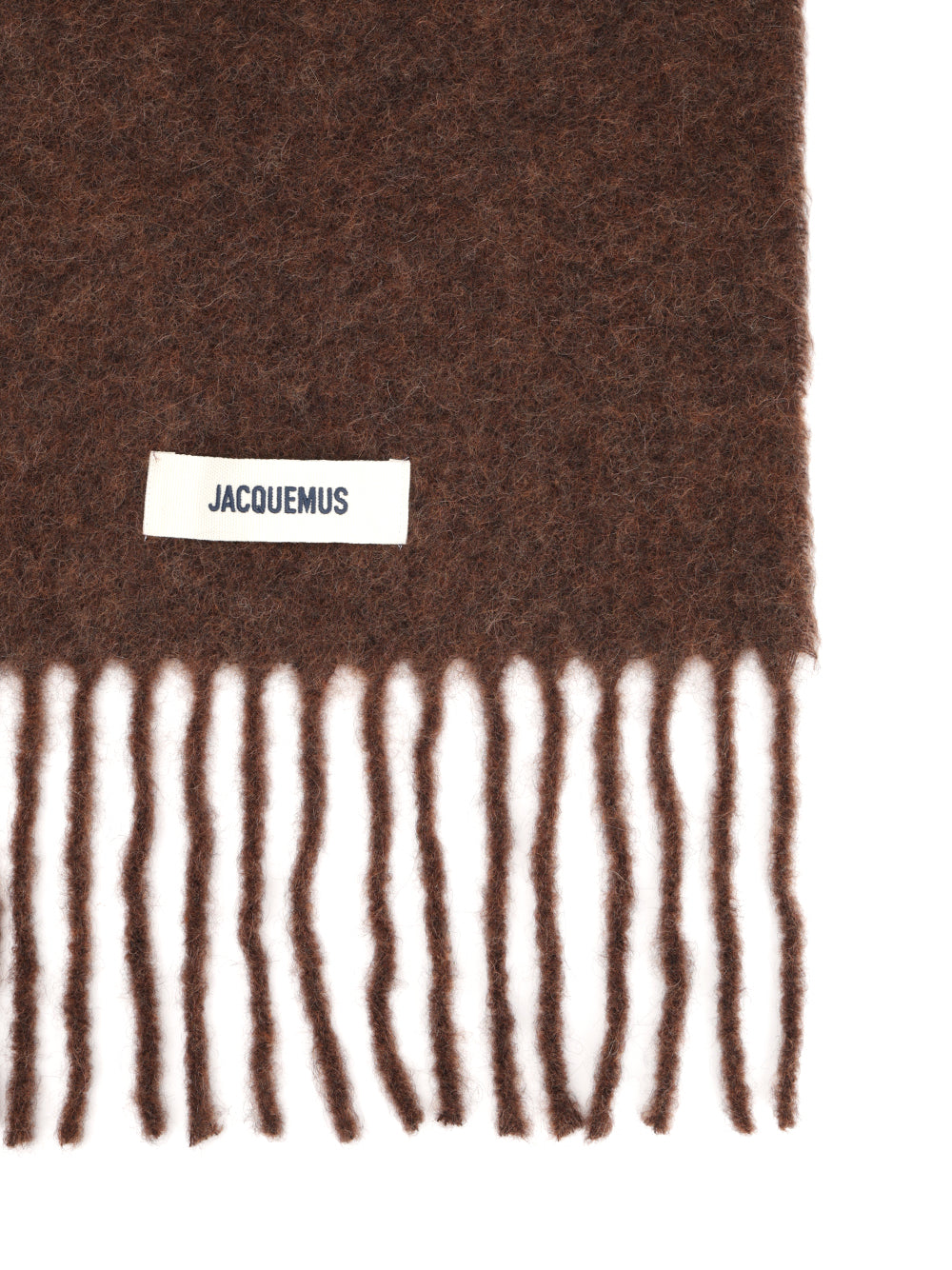 Jacquemus Wool Blend Scarf Scarves And Foulards - Marrone | 10bfe673925639bdf6f61a13f7e01222fe06a369