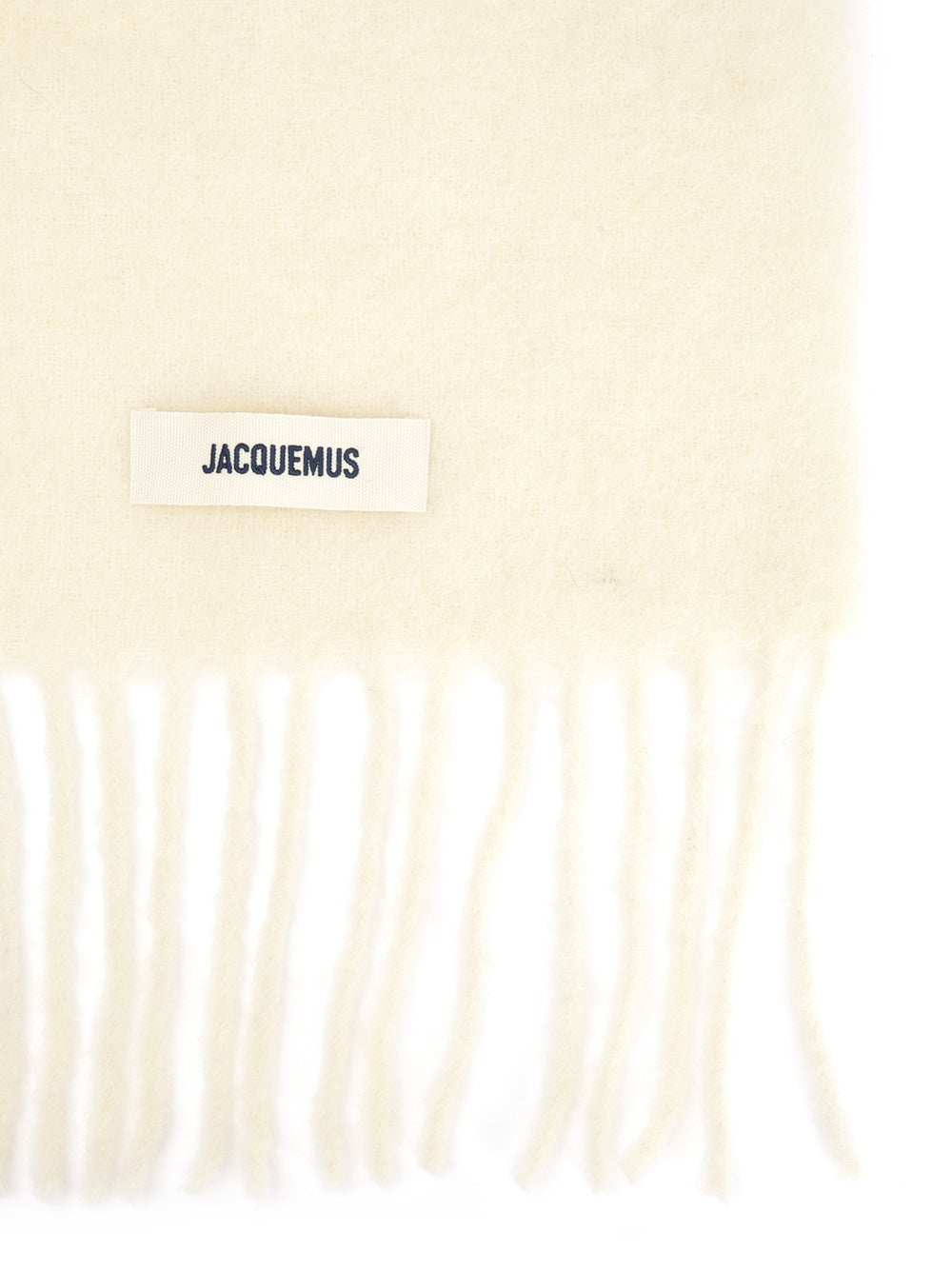 Jacquemus Wool Blend Scarf Scarves And Foulards - Bianco | c63d67c29b881fcae74319e4e81f675313b8833d
