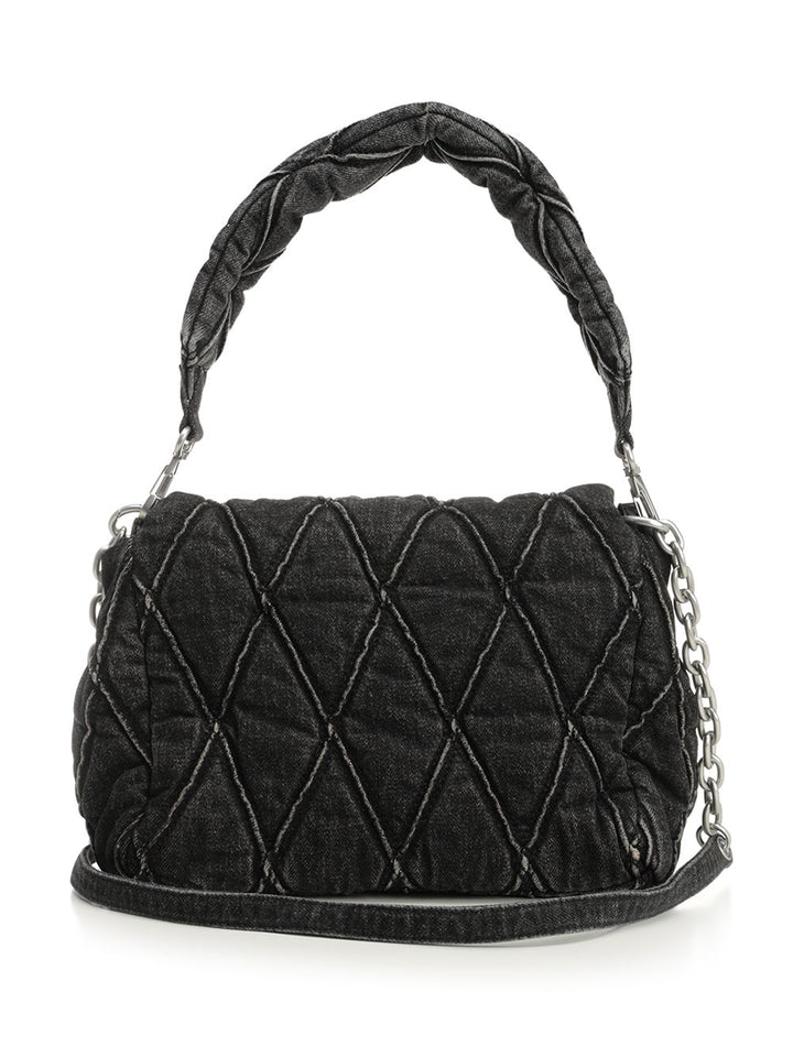 Diesel Charm-D Shoulder Bags - Nero | d605a8eb4b28eeec55c1cc71cf9d4333b8ac211b