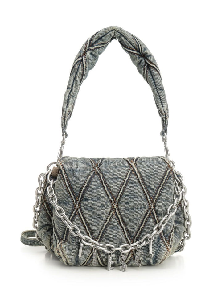 Diesel Charm-D Shoulder Bags - Blu | 13f3c24349d4b1089e42f14c63750c255fe9115e