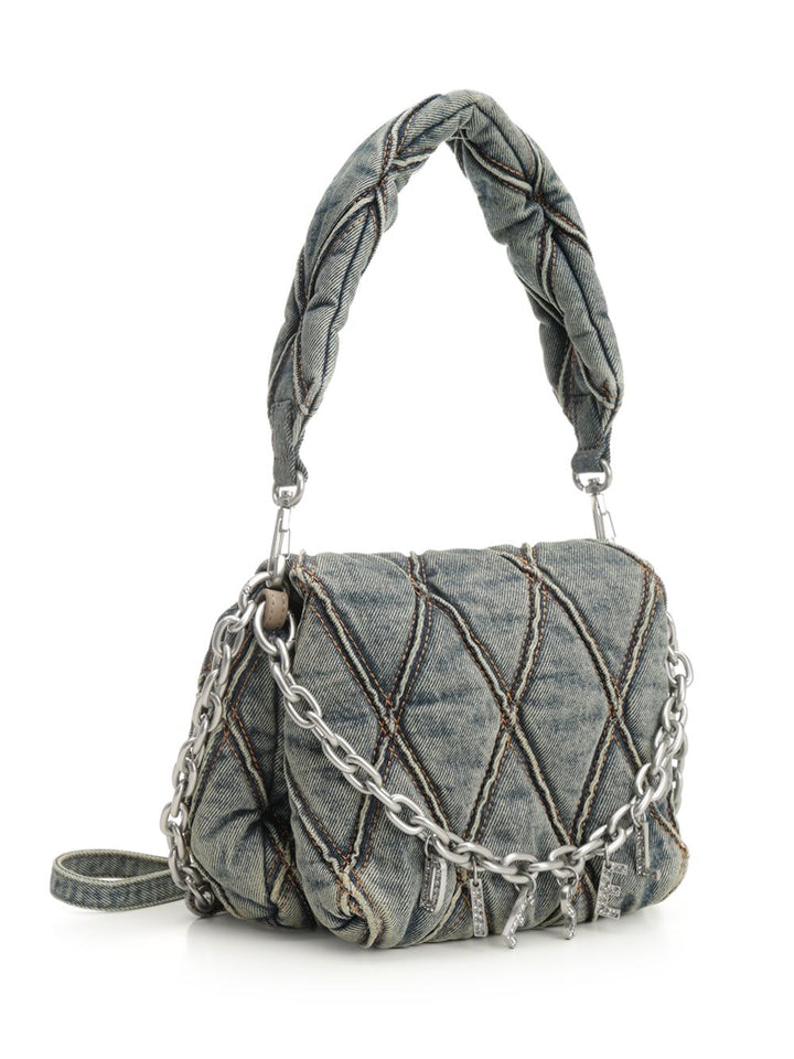 Diesel Charm-D Shoulder Bags - Light blue | cf53fedf58cfd68543f99846deedce5f2aaf9117