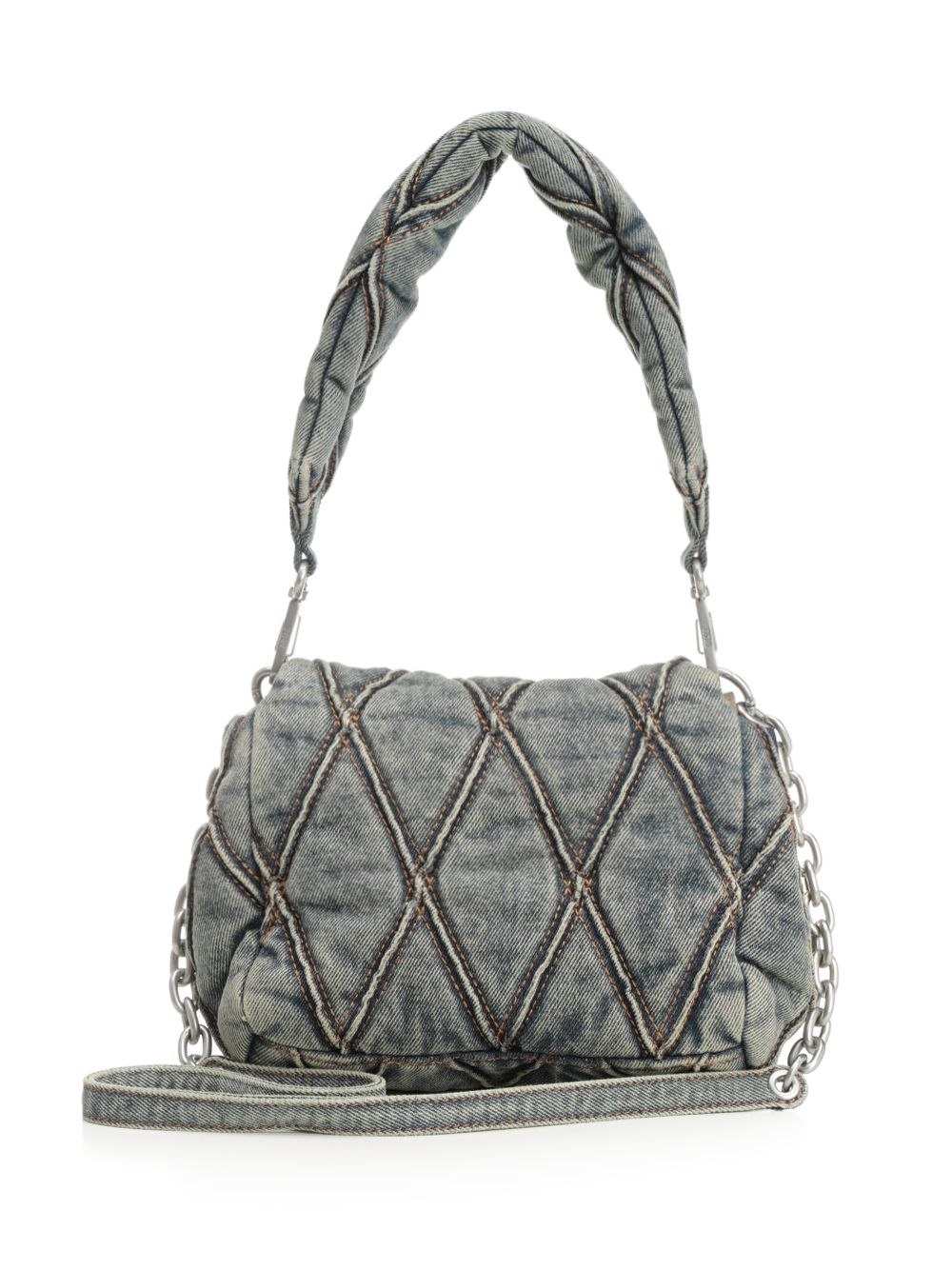Diesel Charm-D Shoulder Bags - Blu | 8e6c34da50d23f7e955dd6d48821576da89bc7ef