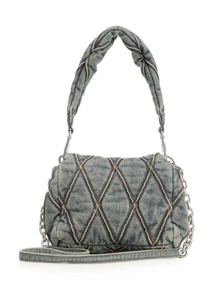 Diesel Charm-D Shoulder Bags - Blu | 8e6c34da50d23f7e955dd6d48821576da89bc7ef