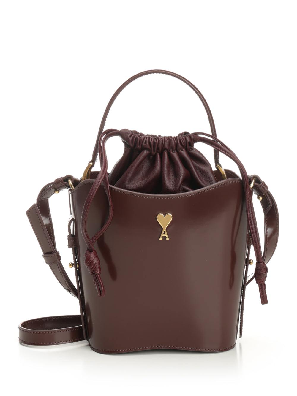 Ami Paris Paris Handbags - Bordeaux | 33bf6657243930ea13e561ee707637144b35f442