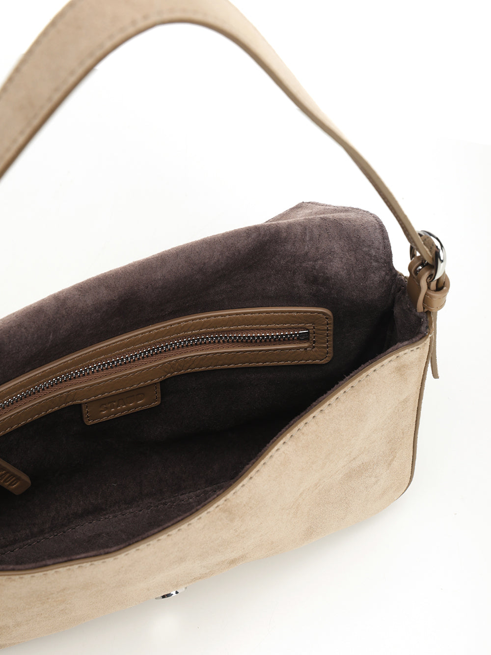 Staud Harlow Shoulder Bags - Beige | b862cd77e5f5cf8ea8855f4b8b0fffe2d731bc1a