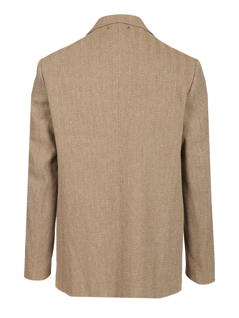 Golden Goose Deluxe Brand Single-Breasted Chevron Linen Blend Blazer Giacche - Multicolor | 065897c1b2ae4fa3dc65c74078ccd2fb232e674f
