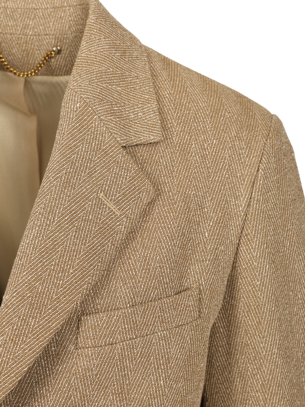 Golden Goose Deluxe Brand Single-Breasted Chevron Linen Blend Blazer Giacche - Multicolor | ba7e93d94897a006ed4e10fa7b2d983b89b44091
