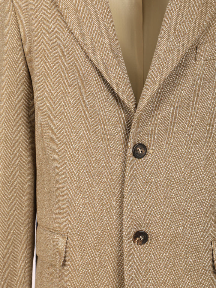 Golden Goose Deluxe Brand Single-Breasted Chevron Linen Blend Blazer Giacche - Multicolor | 96bfe2451894b0caf84518e2399fdd65910ccdcc