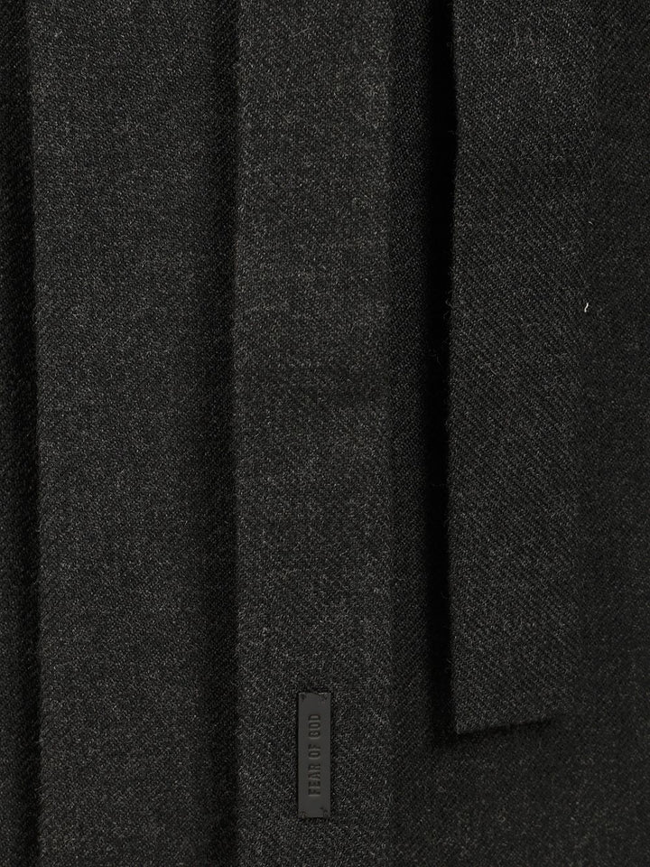Fear Of God Wool Relaxed Coat Coats - Nero | 3ed5e810668d809256ec23ce8c82744d24d52c2c
