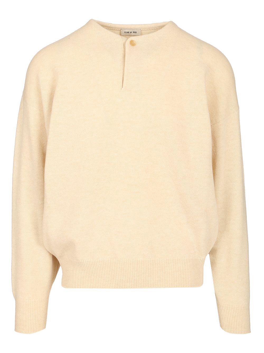 Fear Of God Henley Knitwear - Bianco | cfde75966b07066a278998ee1d51d00ed68cbb1a