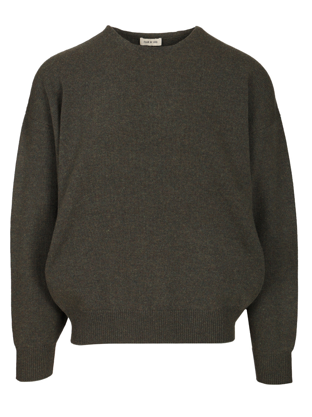 Fear Of God Knit Crewneck Sweater Knitwear - Verde | eecc947cde813226121a53c09fe9d5d868244d31