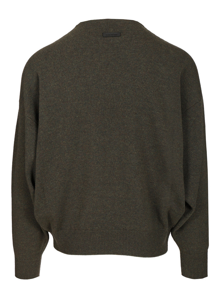 Fear Of God Knit Crewneck Sweater Knitwear - Verde | 9083f6fc46a91b86bdf3217e7ffadca1e431adb8