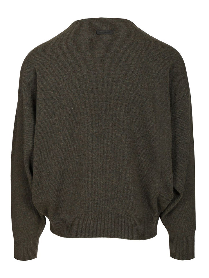 Fear Of God Knit Crewneck Sweater Knitwear - Verde | 7acb0e403c86706a96c9bc2a08f5dde89e631e63