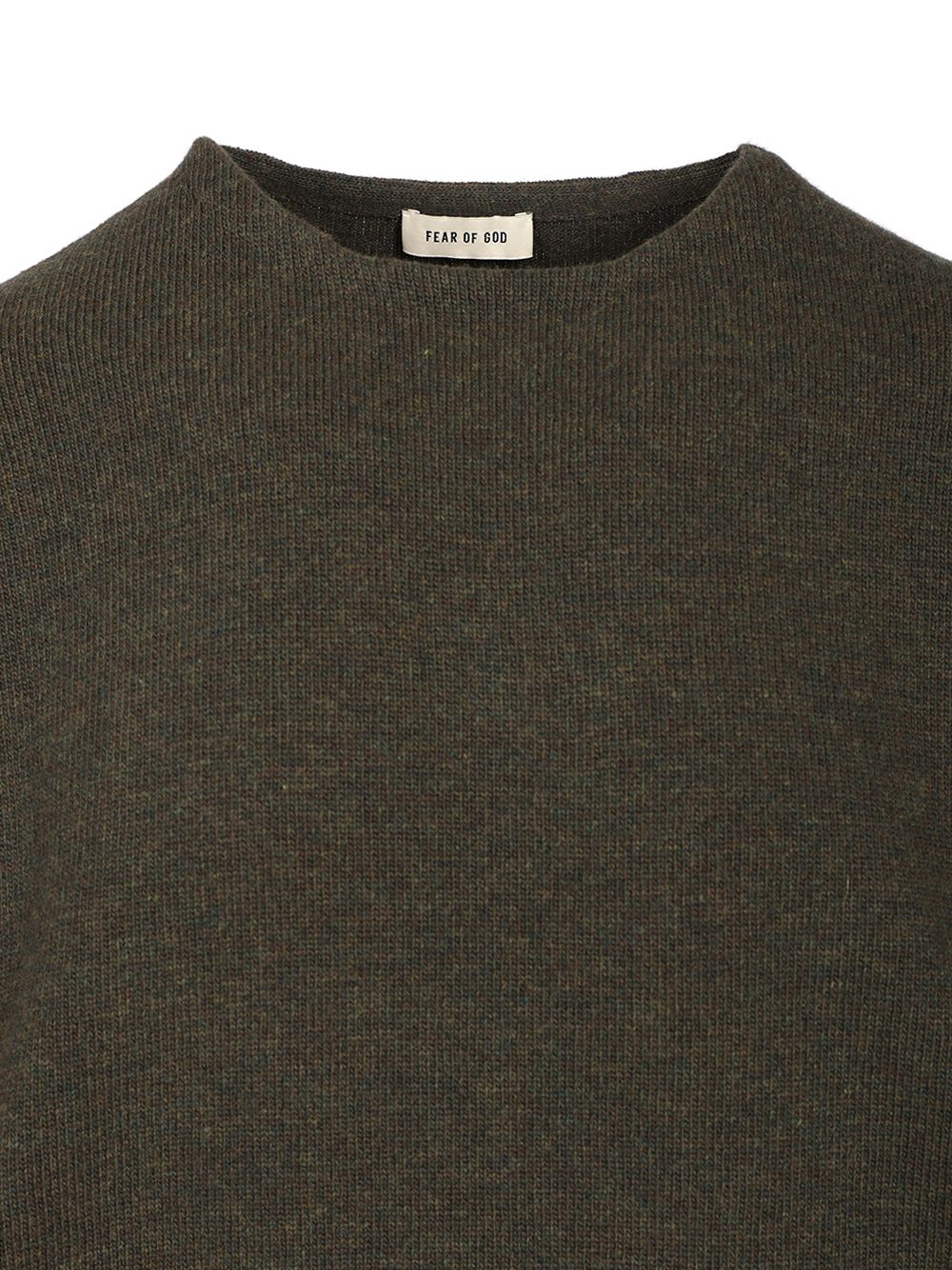Fear Of God Knit Crewneck Sweater Knitwear - Verde | b6d14c123654850b19ab18b4144411d136abe372