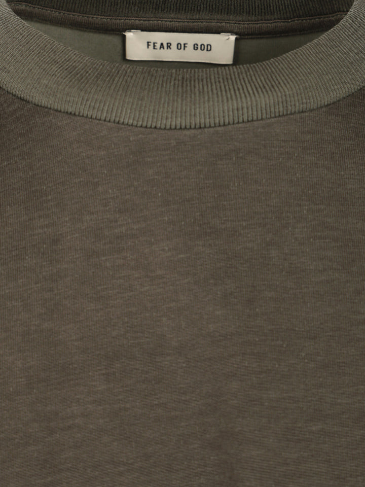 Fear Of God Crew Neck T-Shirt - Verde | 7bffdba0737902c60d21e4cb7d1438713968c49d