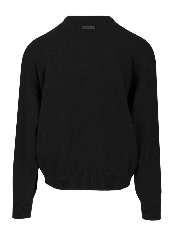 Fear Of God Knit Crewneck Sweater Knitwear - Nero | ec7f57cca0c653d3ecec17799044e164d3c0b3fc
