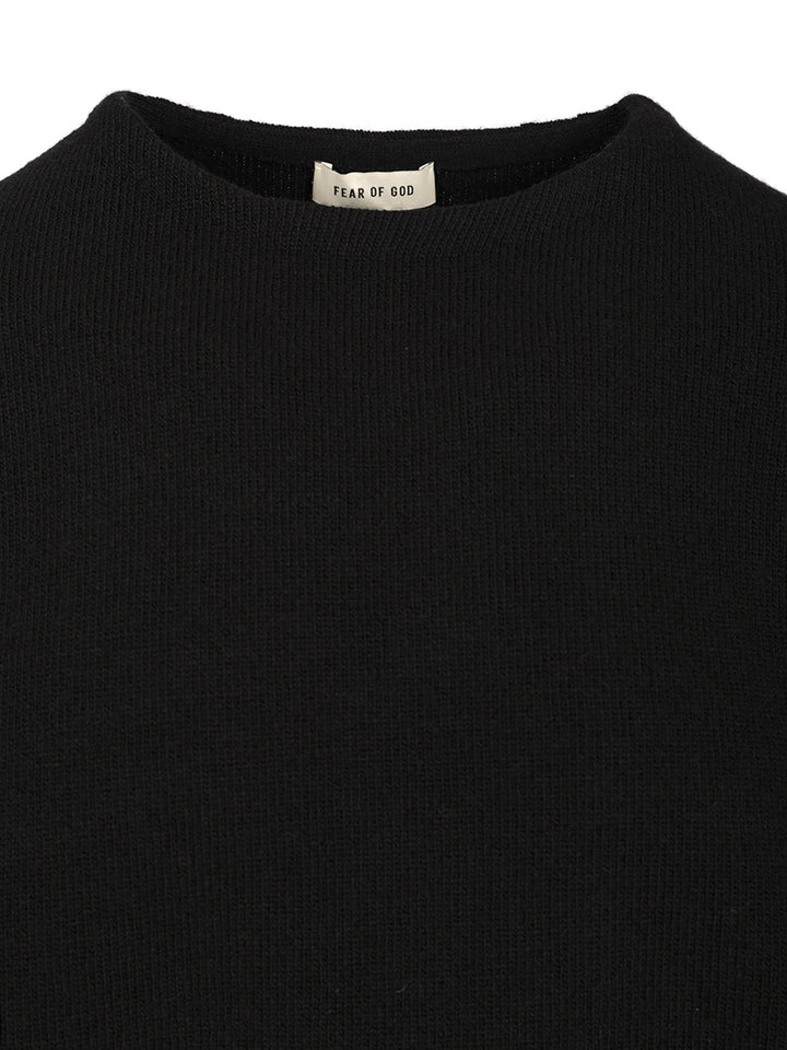 Fear Of God Knit Crewneck Sweater Knitwear - Nero | ad5ae29e8308f87c86d3bf430d203b7ccacb34b5