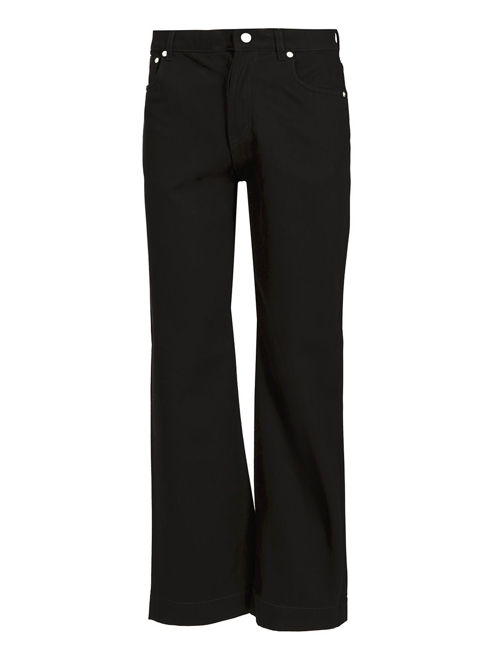 Mcqueen Wide Leg Jeans - Nero | dbc69cd73d8c701413983d49661147a652a00e91