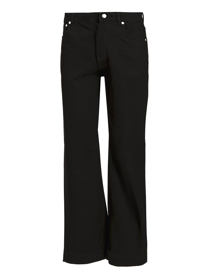 Mcqueen Wide Leg Jeans - Nero | d4d9868213945f400e2cf29dbdebddc98c83c48e