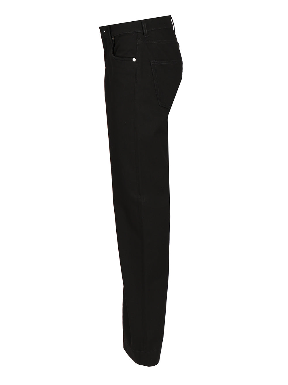 Mcqueen Wide Leg Jeans - Nero | 59e38e1ce70c32e35f4e4a5fcbe7694de802c188
