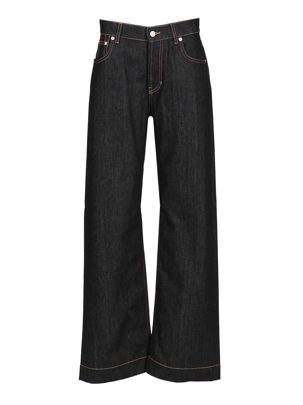 Mcqueen Wide Leg Jeans - Blu | 798e1fc8370a1f8cd133cd6951d2e688c96aa032