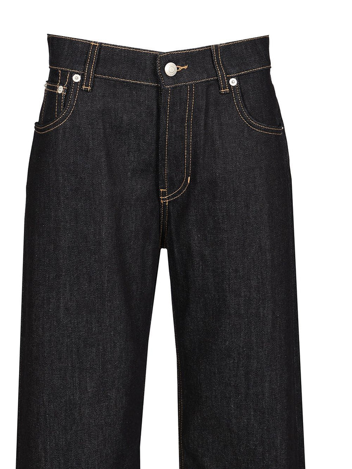 Mcqueen Wide Leg Jeans - Blu | b576f9e7beba625383d3aa71ec7260c95cb06008