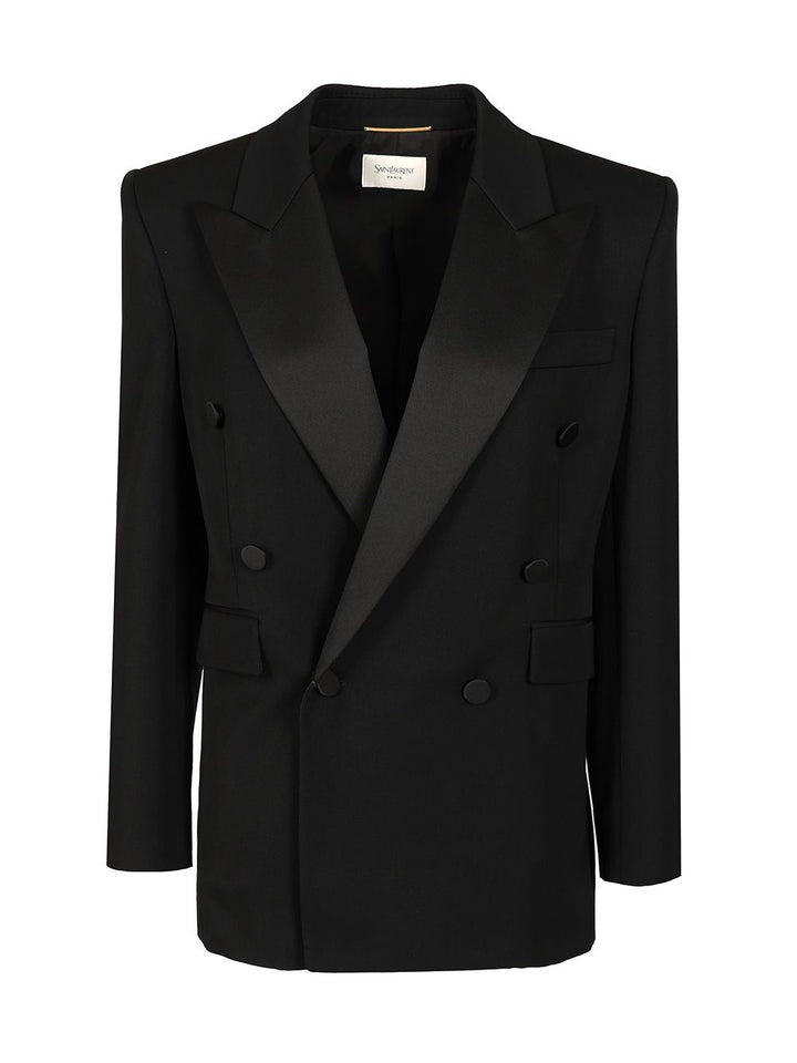 Saint Laurent Tuxedo Jacket Giacche - Nero | 12a19bab028704d111f887a903d43e001114a182