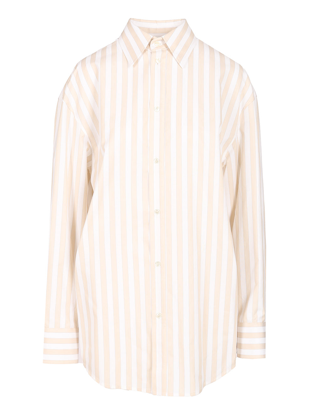 Saint Laurent Cassandre Shirts - Beige | 7c050b0d83258655eee61f8be1b072e68f3e81db
