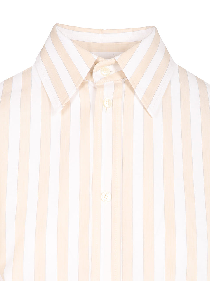 Saint Laurent Cassandre Shirts - Beige | d820a1622d6cab2f4bc7c504fb9f082ebb02a500