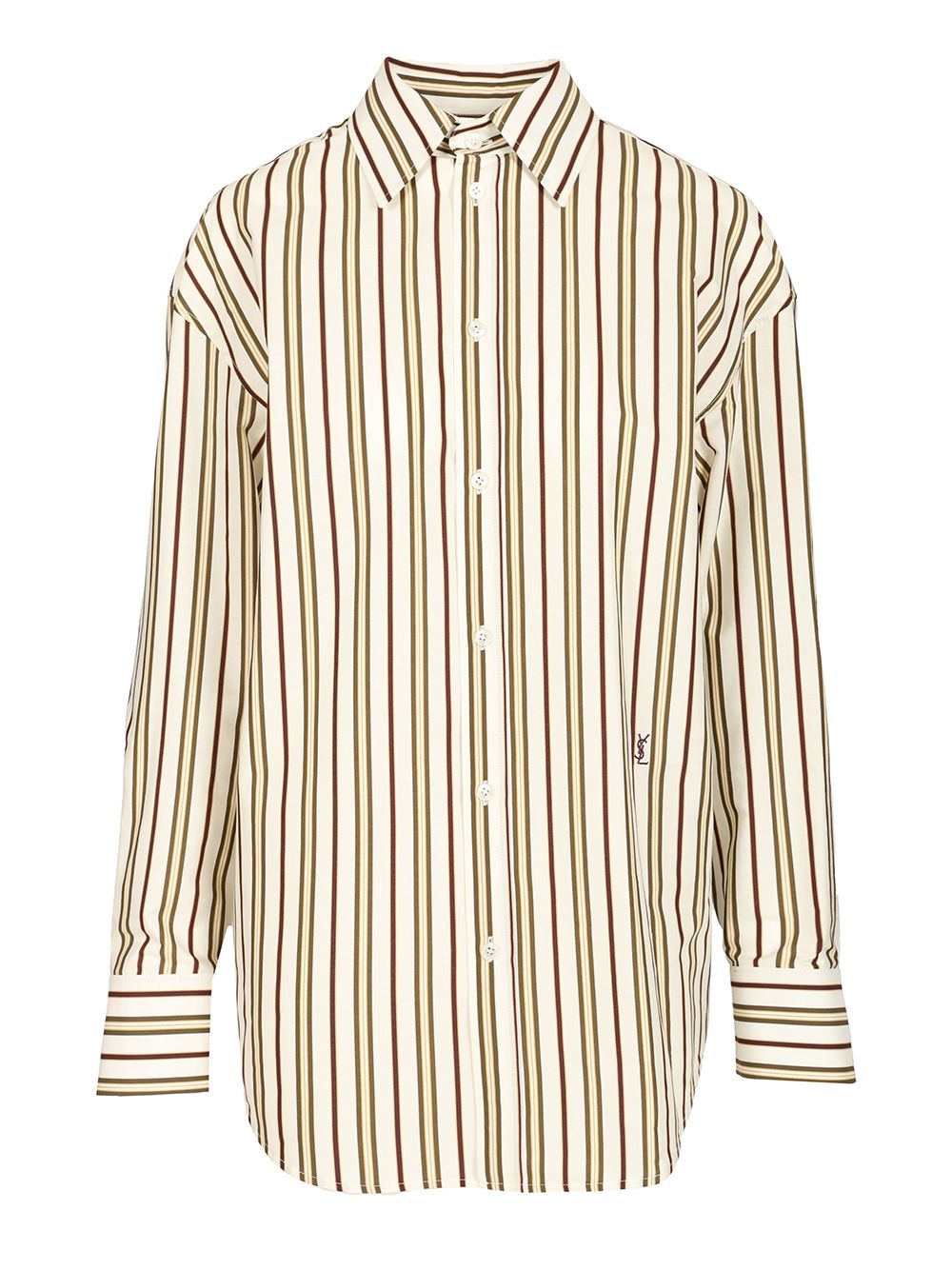 Saint Laurent Cassandre Shirts - Bordeaux | b2d127dda275cccbf6b1ad680af13f042edb5cbb