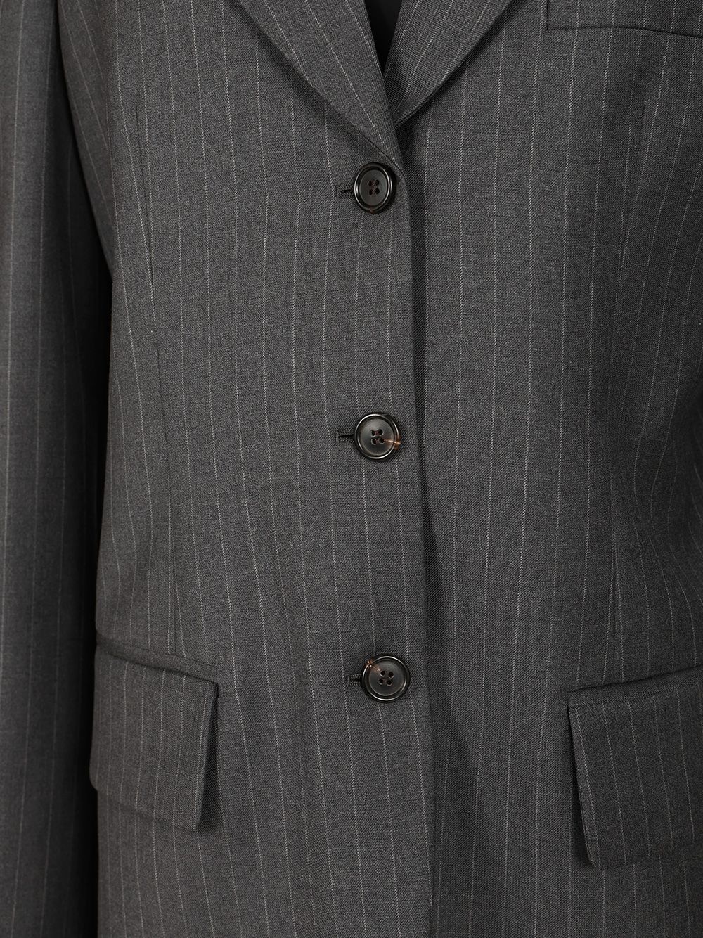 Miu Miu Tailored Single-Breasted Blazer Giacche - Grey | 1b6fbdaa1c745a2122c797c8fd7b34929a79d713