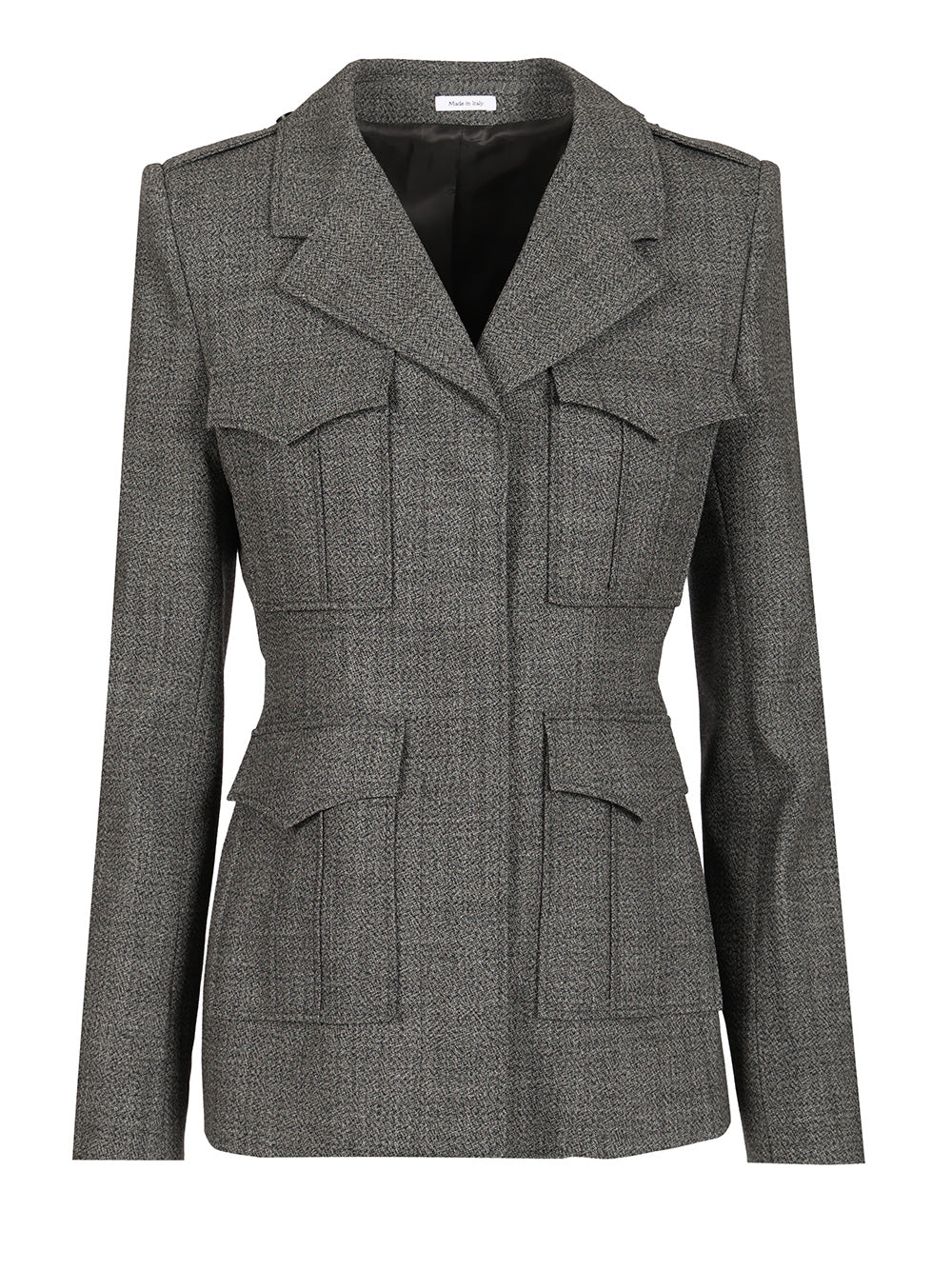 Mcqueen Uniform-Style Jacket Giacche - Grey | 195723ebabafac08e03363efe9af3405339d9885