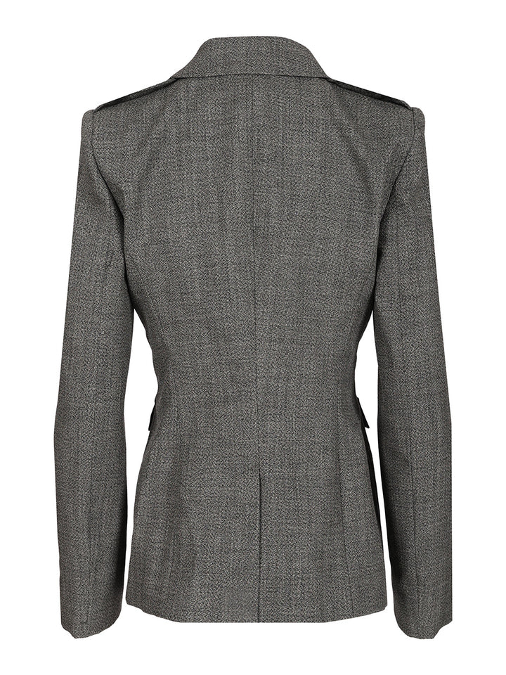 Mcqueen Uniform-Style Jacket Giacche - Grey | 730da22b9e75cf027793e8c63398ab86ef09d22c