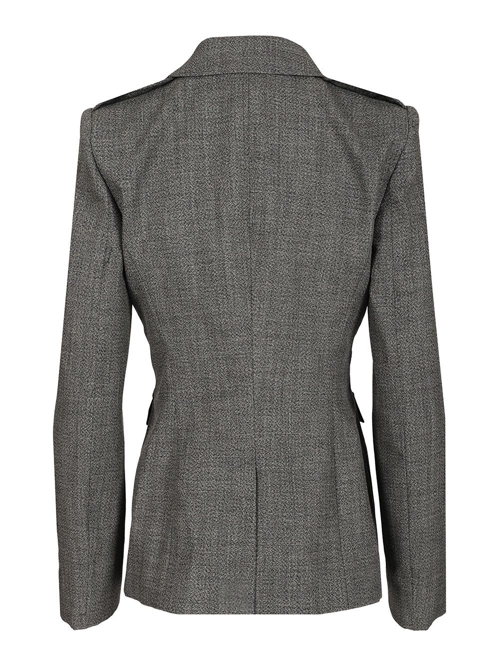 Mcqueen Uniform-Style Jacket Giacche - Grey | 23df1b9bb851438232adc0dea1f89e7d2d2451ba