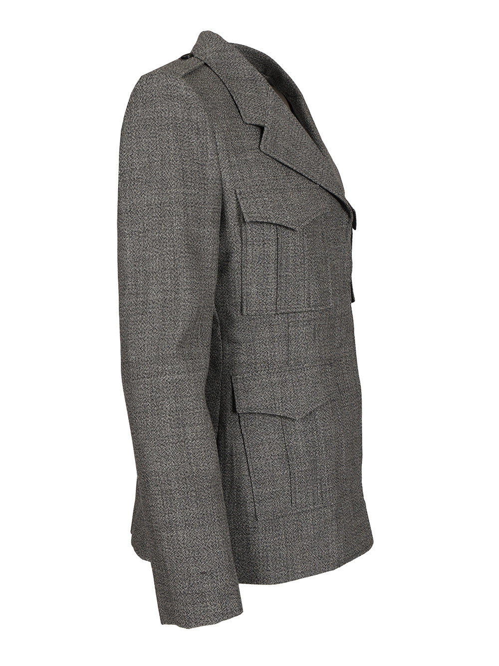 Mcqueen Uniform-Style Jacket Giacche - Grey | 55e20398a72287cc1b71450c75aea43ced244b1f