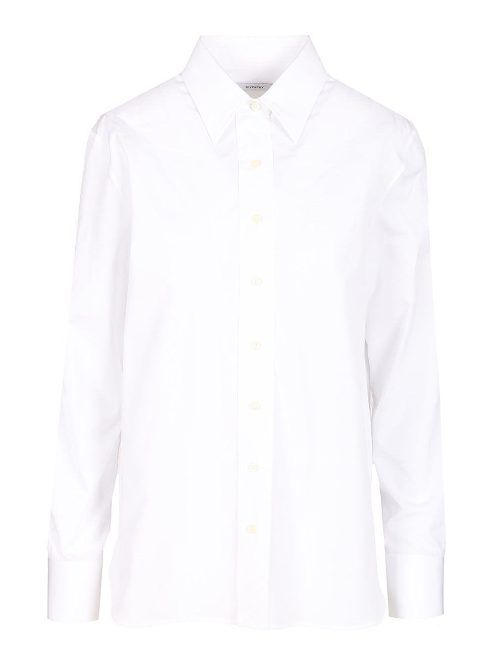 Givenchy Cotton Poplin Shirt Shirts - Bianco | b3dd20fcd6677643b4120325ae1a735ff7a96ec6