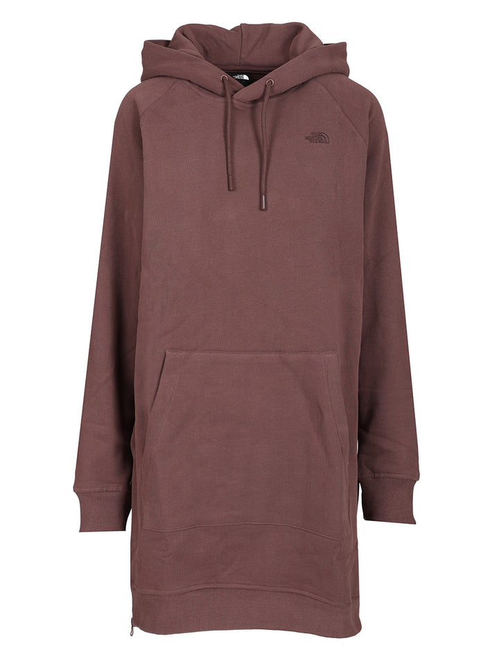 The North Face Relaxed Cotton Hooded Dress Abiti - Marrone | 0287d39db8b46598042870116cd878409dc7344d