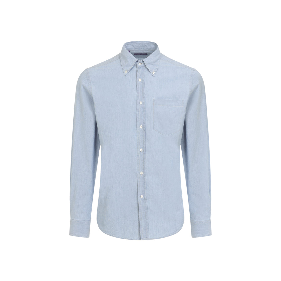 Ralph Lauren Purple Label Shirts - Blu | 0a32a66f7fa20d5ffd128b9bf3d05976355a9926