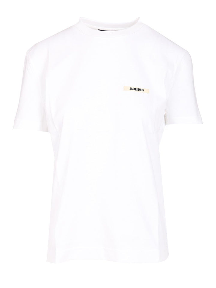 Jacquemus Cotton T-Shirt - Bianco | 5f369fd0c224eaa971c4504a44d5e6763ccad7c9