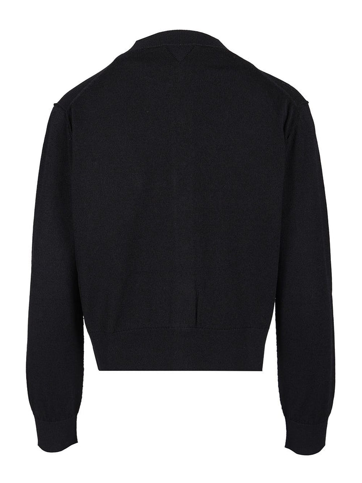 Bottega Veneta Cotton And Viscose Twin-Set Knitwear - Blu | b16b43139cc76ff4b5b874e38a23b11ced861dff