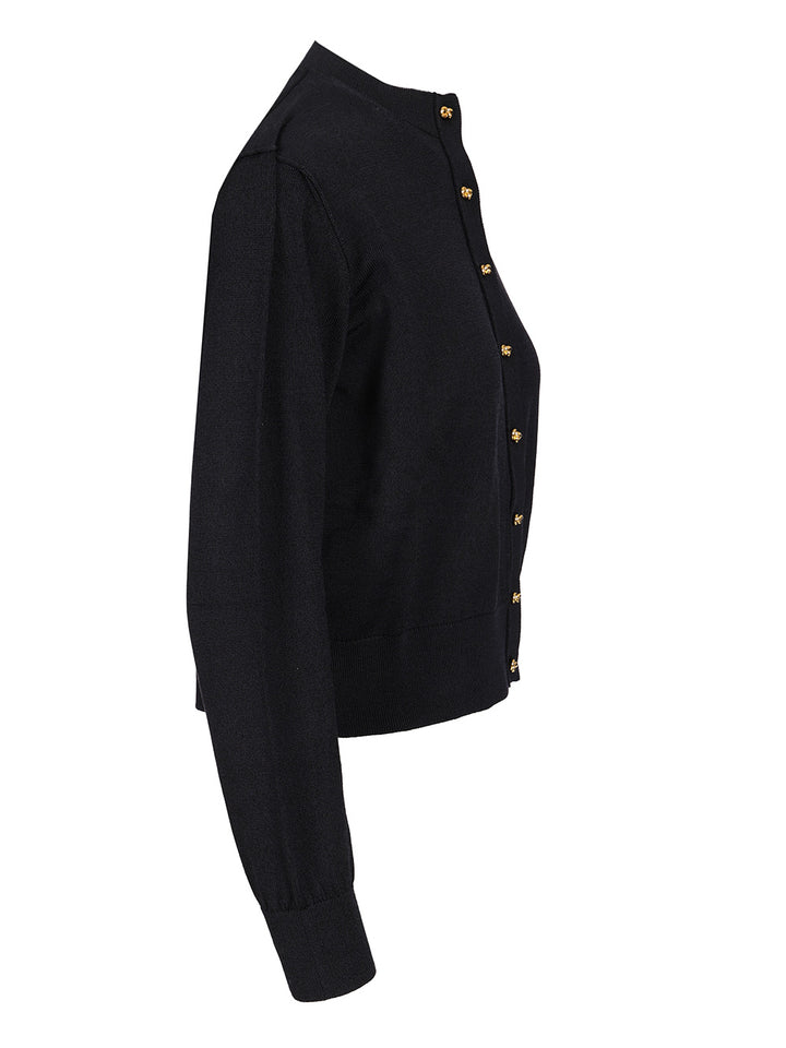 Bottega Veneta Cotton And Viscose Twin-Set Knitwear - Blu | b71475882d2ea29000e77e390e02c74d292962ff