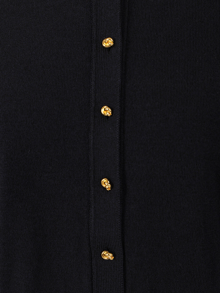 Bottega Veneta Cotton And Viscose Twin-Set Knitwear - Blu | f6b53158ff5f2aaf02e01d379cad6a765234b03c