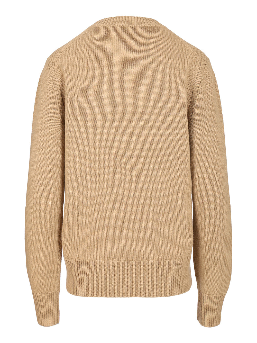 Burberry Wool And Cashmere Sweater With Ekd Knitwear - Marrone | 62d5b9b596107cf783770e8a33835c28dcbd0341