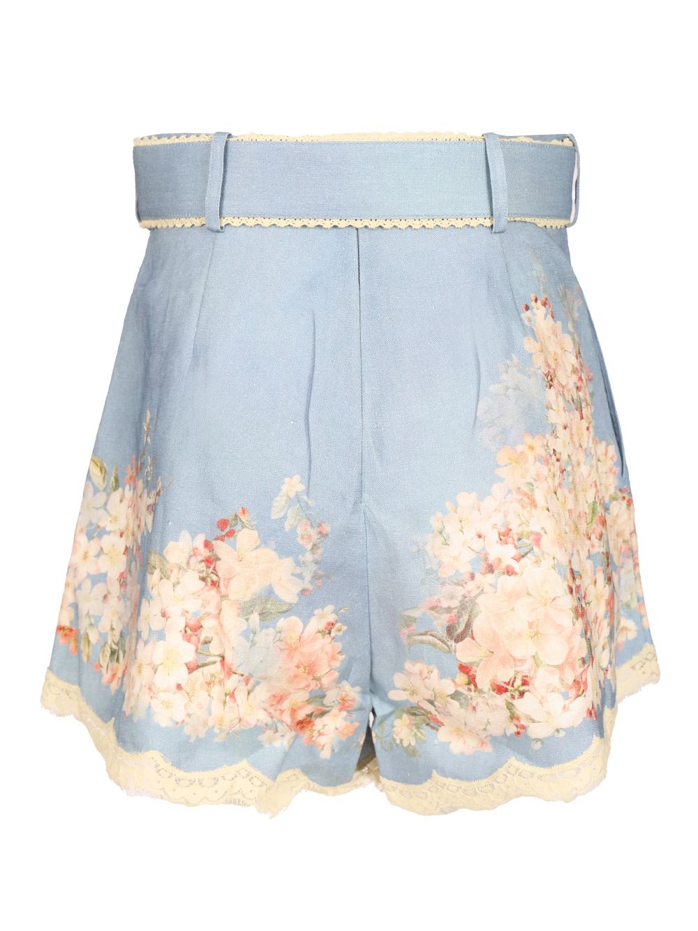 Zimmermann Cascadian Tuck Shorts Trousers - Blu | 9b294f20b6d7edc44651712e30e596c2ee32c975