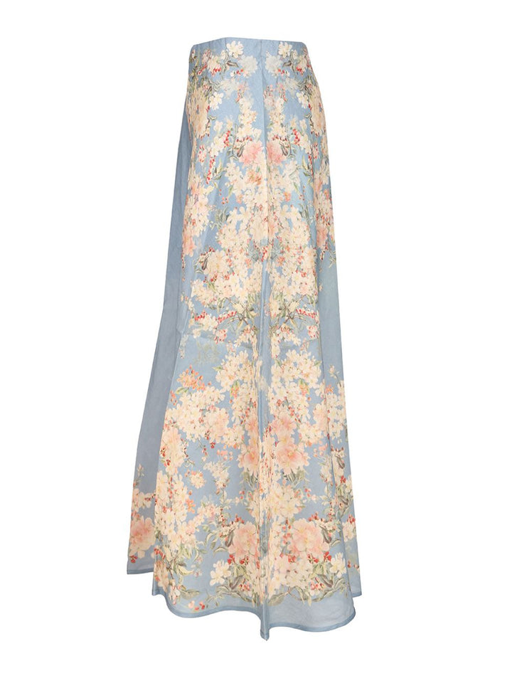 Zimmermann Cascadian Bias Skirt Gonne - Blu | b91259c08b69a29fee90f80c5f81f27d8ed56140