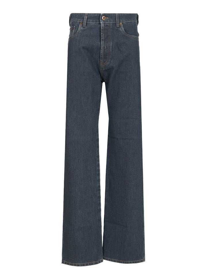 Miu Miu Straight-Leg Denim Trousers Jeans - Blu | aca8d4c33de45e180bde4707f3b3d800577a5ba3