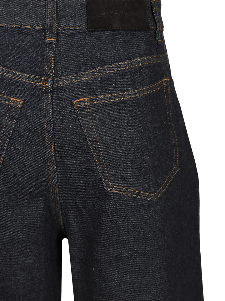 Givenchy Cocoon Denim Trousers Jeans - Blu | 1e3d808e259def8d39343999bb37acdf5348b303