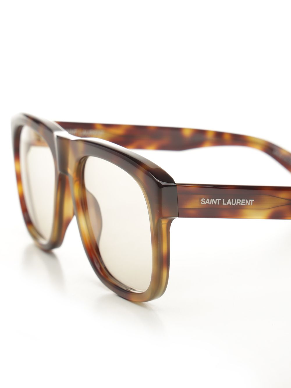 Saint Laurent Sl 558 Aviator Sun Glasses - Marrone | 74438bf76aed518cf20f03ca59527f26eafc25e7