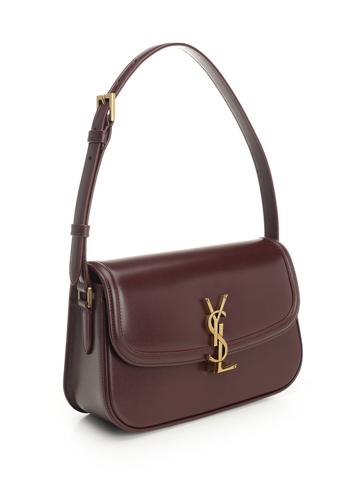 Saint Laurent Solferino Shoulder Bags - Bordeaux | 36c280dd3d6b61c3d9aac2c4cfe2a6d97debc474